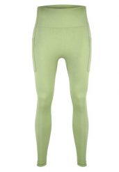 Legginsy fitness damskie Beshaped Lift Me Up z kieszeniami. Szare legginsy damskie BESHAPED, s, bez wzorów, z dzianiny. Za 159.20 zł.