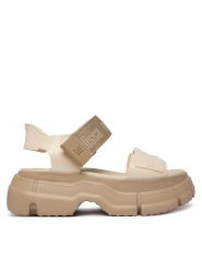 Melissa Sandały Melissa Pulse Ad 36854 Beżowy. Brązowe sandały damskie Melissa, bez wzorów, z tworzywa sztucznego, bez obcasa, na koturnie, bez zapięcia. Za 598.99 zł.