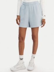 Reebok Szorty sportowe Karin RK25504CCW Błękitny Regular Fit. Niebieskie spodenki sportowe damskie Reebok, l, bez wzorów, z bawełny. Za 99.99 zł.