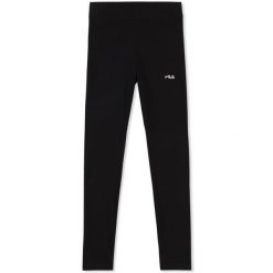 Damskie legginsy Fila Pralino. Czarne legginsy damskie Fila, bez wzorów. Za 99.00 zł.