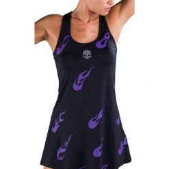 Sukienka tenisowa damska Hydrogen Flames Dress. Czarne sukienki damskie HYDROGEN, bez wzorów, sportowe, bez ramiączek. Za 399.00 zł.