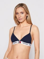 Tommy Hilfiger Biustonosz braletka UW0UW02243 Granatowy. Niebieskie biustonosze Tommy Hilfiger, bez wzorów, z bawełny. Za 169.99 zł.