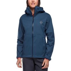 Kurtka Przeciwdeszczowa Damska Black Diamond Stormline Stretch Rain Shell. Niebieskie kurtki damskie Black Diamond, xs, bez wzorów, bez kaptura. Za 364.99 zł.