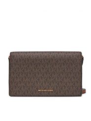 MICHAEL Michael Kors Torebka Jet Set 32T4GJ6C6B Brązowy. Brązowe listonoszki damskie MICHAEL Michael Kors, bez wzorów, ze skóry, bez dodatków. Za 599.99 zł.