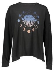 Roxy Koszulka w kolorze czarnym rozmiar: XL. Czarne koszulki damskie Roxy, xl, bez wzorów, bez kołnierzyka, bez ramiączek. Za 92.42 zł.