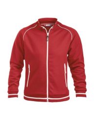 Clique kurtka unisex Craig dzianina strukturalna z obszyciem szczotkowanym – red. Czerwone kurtki damskie CLIQUE, l, bez wzorów, z bawełny, bez kaptura. Za 284.05 zł.