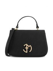 Eva Minge Torebka IRIS-CS10240 Czarny. Czarne torebki klasyczne damskie Eva Minge, z materiału, bez dodatków. Za 329.99 zł.