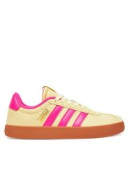 Adidas Sneakersy Vl Court 3.0 JR8649 Żółty. Żółte obuwie sportowe damskie Adidas, ze skóry, bez zapięcia. Za 299.99 zł.
