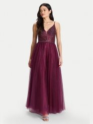 Hey Kyla Sukienka wieczorowa 5AJ127HK Bordowy Regular Fit. Czerwone sukienki damskie Hey Kyla, bez wzorów, z syntetyku, wizytowe, bez ramiączek. Za 1,019.00 zł.