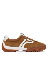 Polo Ralph Lauren Sneakersy Tread Low 804P15616001 Brązowy. Brązowe obuwie sportowe damskie Polo Ralph Lauren, ze skóry, bez zapięcia. Za 859.99 zł.