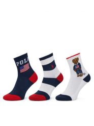 Polo Ralph Lauren Skarpety długie 442P03163001 Kolorowy. Skarpetki chłopięce Polo Ralph Lauren, bez wzorów, z poliesteru. Za 139.99 zł.