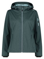 Cmp Kurtka softshellowa w kolorze ciemnozielonym rozmiar: 38. Zielone kurtki sportowe damskie CMP, m, bez wzorów, z tkaniny, bez kaptura. Za 146.28 zł.