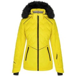 Damska kurtka narciarska Loaf Orsana M — wodoodporna i oddychająca. Czarne kurtki damskie ZONE PERFECT, na zimę, m, bez wzorów, bez kaptura. Za 415.99 zł.