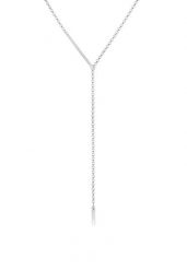 Elli Łańcuszek groszkowy damski Y-chain Geo Design Prostokąt w srebra próby 925 Naszyjniki 1 ct Damski. Szare naszyjniki damskie Elli, pozłacane. Za 328.99 zł.