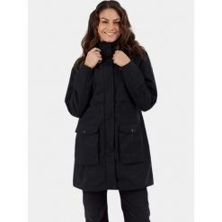 Płaszcz przeciwdeszczowy damski Fundango Zhuri. Czarne płaszcze damskie FUNDANGO, xs, bez wzorów, z poliesteru, bez kaptura. Za 419.90 zł.