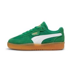 Buty damskie sportowe Puma PALERMO MODA VINTAGE WNS. Zielone obuwie sportowe casual damskie Puma, bez zapięcia. Za 349.00 zł.