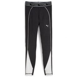 Legginsy Puma Fit Train Strong 78 Tight, Kobiety. Czarne legginsy damskie Puma, xl, bez wzorów, z materiału. Za 315.00 zł.