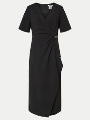 DKNY Sukienka koktajlowa DD4H1B66 Czarny Slim Fit. Czarne sukienki damskie DKNY, bez wzorów, z syntetyku, wizytowe, bez ramiączek. Za 399.99 zł.