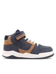 Action Boy Sneakersy AVO-266-064 Granatowy. Niebieskie buty sportowe chłopięce Action Boy, z syntetyku, bez zapięcia. Za 149.99 zł.