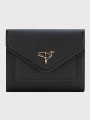 MORI Portfel w kolorze czarnym - 12 x 10 x 3 cm rozmiar: onesize. Czarne portfele damskie MORI, bez wzorów, z materiału. Za 52.99 zł.