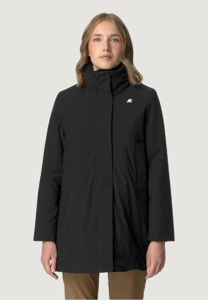 Kurtka anorak Kobieta K-WAY Marla St Warm. Czarne kurtki damskie K-Way, na zimę, l, bez wzorów, z elastanu, bez kaptura. Za 1,205.34 zł.