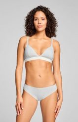 Puma figi damskie Invisible Cotton 2-pak Jasnoszary melanż. Szare figi Puma, bez wzorów, z bawełny. Za 156.20 zł.