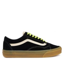 Tenisówki Vans. Czarne trampki damskie Vans, bez wzorów, bez zapięcia. Za 369.99 zł.