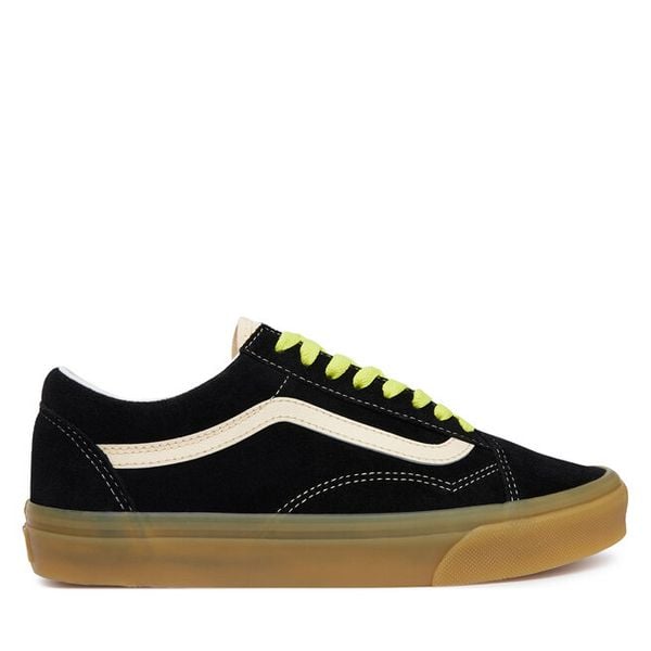 Tenisówki Vans. Czarne trampki damskie Vans, bez wzorów, bez zapięcia. Za 369.99 zł.
