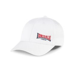Czapka z daszkiem Lonsdale Enville. Białe czapki z daszkiem damskie Lonsdale, bez wzorów. Za 148.50 zł.
