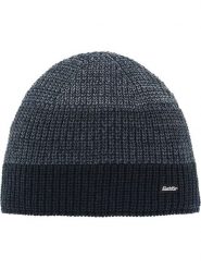 Eisbär Czapka "Caris" w kolorze szaro-czarnym rozmiar: onesize. Czarne czapki damskie Eisbär, z aplikacjami, z wełny. Za 100.99 zł.