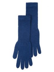 Lanerossi Wełniane rękawiczki "Asia" w kolorze niebieskim - 31 x 7 cm rozmiar: onesize. Niebieskie rękawiczki damskie Lanerossi, bez wzorów, z wełny. Za 137.03 zł.