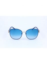 Swarovski Damskie okulary przeciwsłoneczne w kolorze srebrno-niebieskim rozmiar: 58. Niebieskie okulary przeciwsłoneczne damskie Swarovski. Za 289.95 zł.