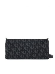 Calvin Klein Jeans Torebka Logo Jacquard Sophie Top Zip LV04K3183G Czarny. Czarne torebki wieczorowe damskie Calvin Klein Jeans, bez wzorów, z jeansu, bez dodatków. Za 159.99 zł.