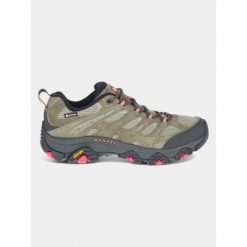 Buty turystyczne damskie Merrell Moab 3 GTX. Czarne obuwie trekkingowe damskie Merrell, z gore-texu, bez zapięcia. Za 605.65 zł.