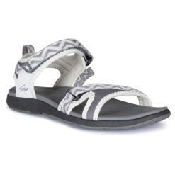 Trespass Ivy - Sandały damskie szare. Szare sandały damskie Trespass, bez wzorów, bez obcasa, bez zapięcia. Za 262.99 zł.