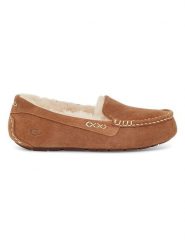 UGG Mokasyny "Dakota" w kolorze jasnobrązowym ze skóry jagnięcej rozmiar: 37. Brązowe mokasyny damskie Ugg, ze skóry, bez obcasa. Za 484.31 zł.