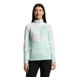 Bluza narciarska damska ZIENER Jonia. Niebieskie bluzy damskie Ziener, na jesień, bez wzorów, z elastanu, bez kaptura. Za 189.99 zł.