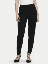 ONLY Spodnie materiałowe Poptrash 15115847 Czarny Regular Fit. Czarne spodnie materiałowe damskie Only, bez wzorów, z materiału. Za 169.99 zł.