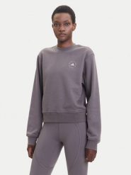 Adidas by Stella McCartney Bluza JW4692 Szary Regular Fit. Szare bluzy damskie adidas by Stella McCartney, xl, bez wzorów, z bawełny, bez kaptura. Za 429.99 zł.