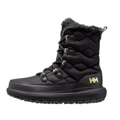 Buty do chodzenia damskie Helly Hansen 12046990. Czarne obuwie sportowe damskie Helly Hansen, z materiału, za kostkę, bez zapięcia, trekkingowe. Za 675.00 zł.