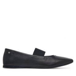 Baleriny Max Mara. Czarne balerinki damskie Max Mara, bez wzorów. Za 2,249.00 zł.