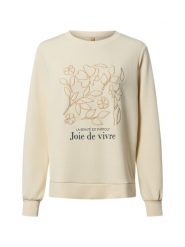 Soyaconcept® Bluza - Banu Kobiety Sztuczne włókno beżowy, L. Brązowe bluzy damskie l, z aplikacjami, z włókna, bez kaptura. Za 119.95 zł.