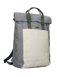 Zwei Plecak "Benno BE260" w kolorze szaro-kremowym - 38 x 53 x 19 cm rozmiar: onesize. Brązowe plecaki Zwei, bez wzorów, z materiału. Za 178.79 zł.