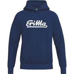 Niebieska bluza z kapturem Erima Retro. Niebieskie bluzy damskie 55PROTEC, m, bez wzorów, z bawełny, z kapturem. Za 314.99 zł.