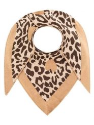 Zwillingsherz Chusta trójkątna w kolorze beżowym - 200 x 130 cm rozmiar: onesize. Brązowe chusty damskie Zwillingsherz, bez wzorów, z bawełny. Za 126.99 zł.