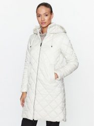 CMP Płaszcz zimowy 33K3696 Biały Regular Fit. Białe kurtki damskie CMP, na zimę, bez wzorów, z syntetyku, bez kaptura. Za 539.99 zł.