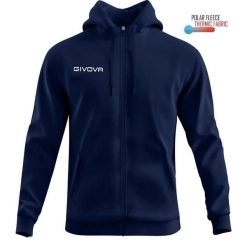 Bluza sportowa Givova Polarfleece 500 niebieska 2xl. Niebieskie bluzy damskie Givova, xl, bez wzorów, z poliesteru, bez ramiączek, do biegania. Za 103.92 zł.