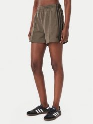 Adidas Szorty sportowe Firebird Classic KS4786 Khaki Loose Fit. Brązowe spodenki sportowe damskie Adidas, m, bez wzorów, z syntetyku. Za 161.99 zł.