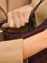 DIAMANTA Złota bransoletka "Rivière" z diamentami rozmiar: onesize. Szare bransoletki damskie DIAMANTA, złote. Za 2,696.99 zł.