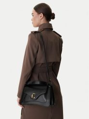 Coccinelle Torebka SSK Coccinelle C-Me Calf E1 SSK 18 01 01 Czarny. Czarne kuferki damskie Coccinelle, bez wzorów, ze skóry, bez dodatków. Za 1,619.00 zł.